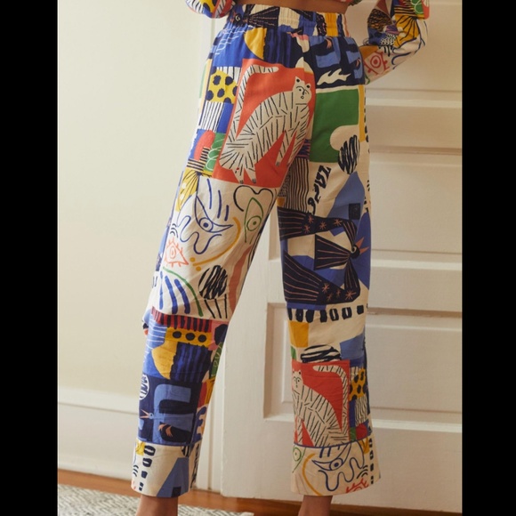 ANTHROPOLOGIE |  MARCELLO VELHO FLANNEL PAJAMA PANTS - Picture 1 of 4